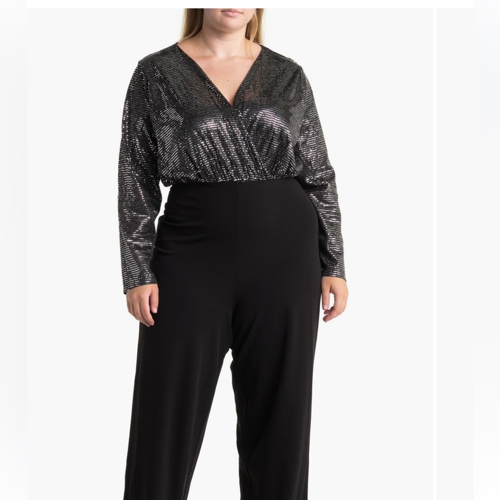 Elegant Sequin Pantsuit